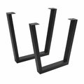 Tischgestell – 2er-Set, Schwarz