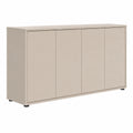 Kommode – 136 × 73 cm, moderner Stil, mit mehreren Türen, aus Holz, Beige