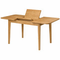 Esstisch – 160 × 80 × 75 cm, skandinavischer Stil, ausziehbar, aus Eichenholz, für Wohnzimmer