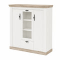 Highboard – Landhausstil, mit LED-Beleuchtung, für Esszimmer